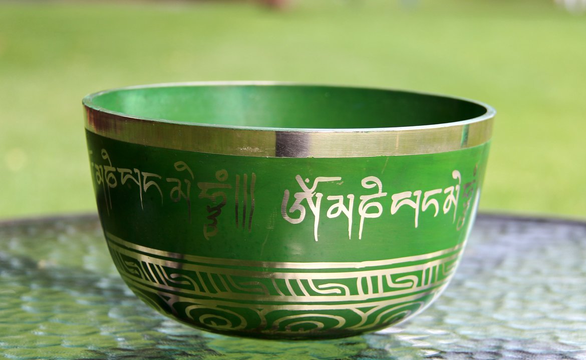 Deep Singbowl - Green Tibetan Mantra - For Meditation - Singbowls