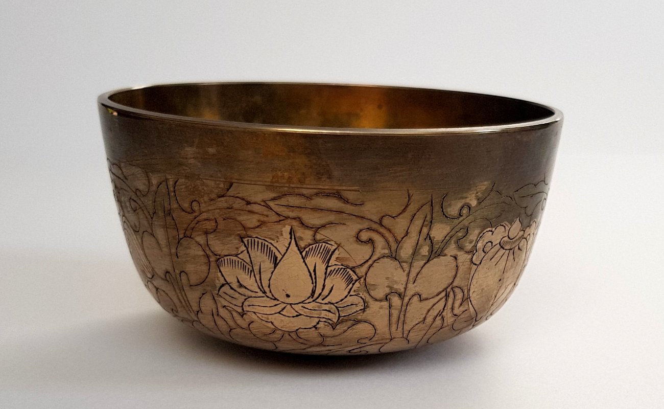 Meditation Singbowl - Deep Copper Ashtamangala