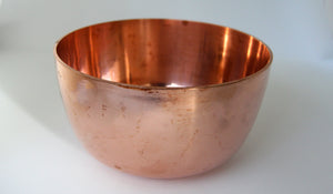 Deep Singbowl - Rose Copper Plain- For Space Clearing - Singbowls