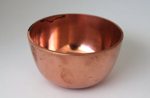 Deep Singbowl - Rose Copper Plain- For Space Clearing - Singbowls